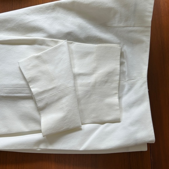 Piazza Sempione Italian Cropped Cotton/Elastane Women’s Pants White 14 - Picture 11 of 16